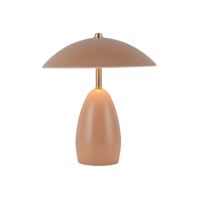 Alora Canada - LED Table Lamp - Poppy - Peach- Union Lighting Luminaires Decor
