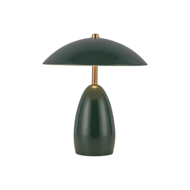 Alora Canada - LED Table Lamp - Poppy - Pine Green- Union Lighting Luminaires Decor