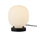 Alora Canada - One Light Table Lamp - Cherise - Matte Black/Glossy Ribbed Opal Glass- Union Lighting Luminaires Decor