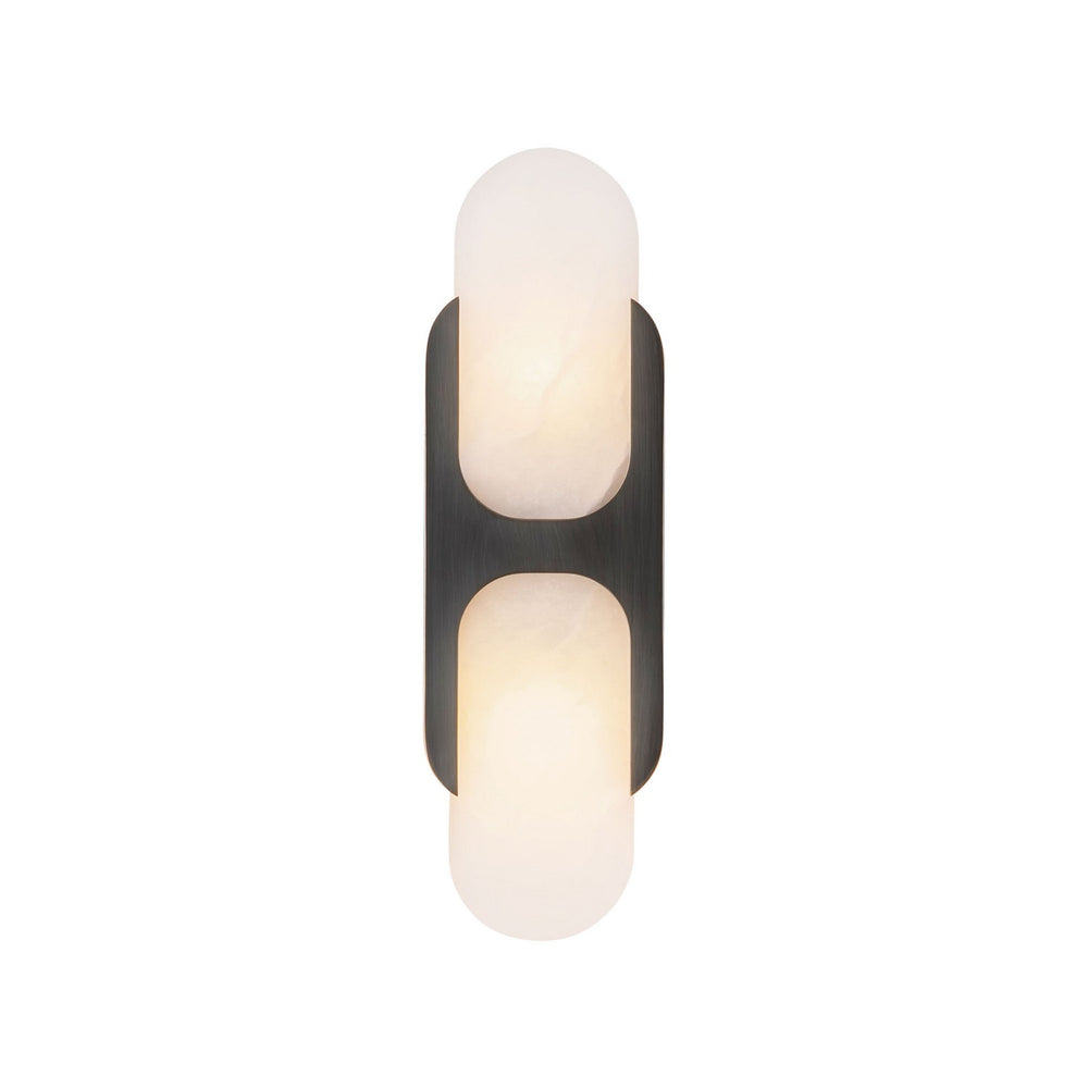 Alora Canada - Two Light Wall Vanity - Odin - Urban Bronze/Alabaster- Union Lighting Luminaires Decor