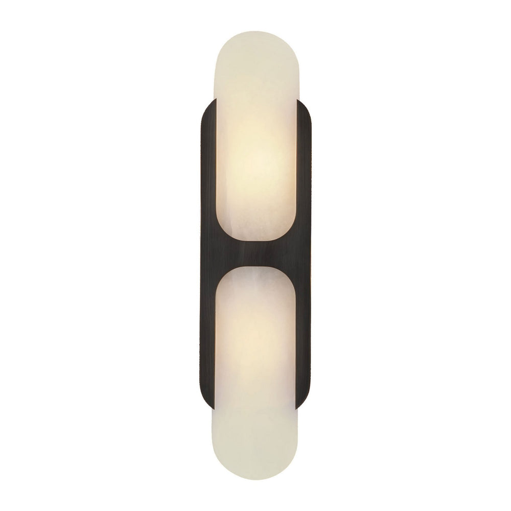 Alora Canada - Two Light Wall Vanity - Odin - Urban Bronze/Alabaster- Union Lighting Luminaires Decor