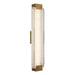 Alora Canada - LED Wall Vanity - Alai - Vintage Brass/Ribbed Glass- Union Lighting Luminaires Decor