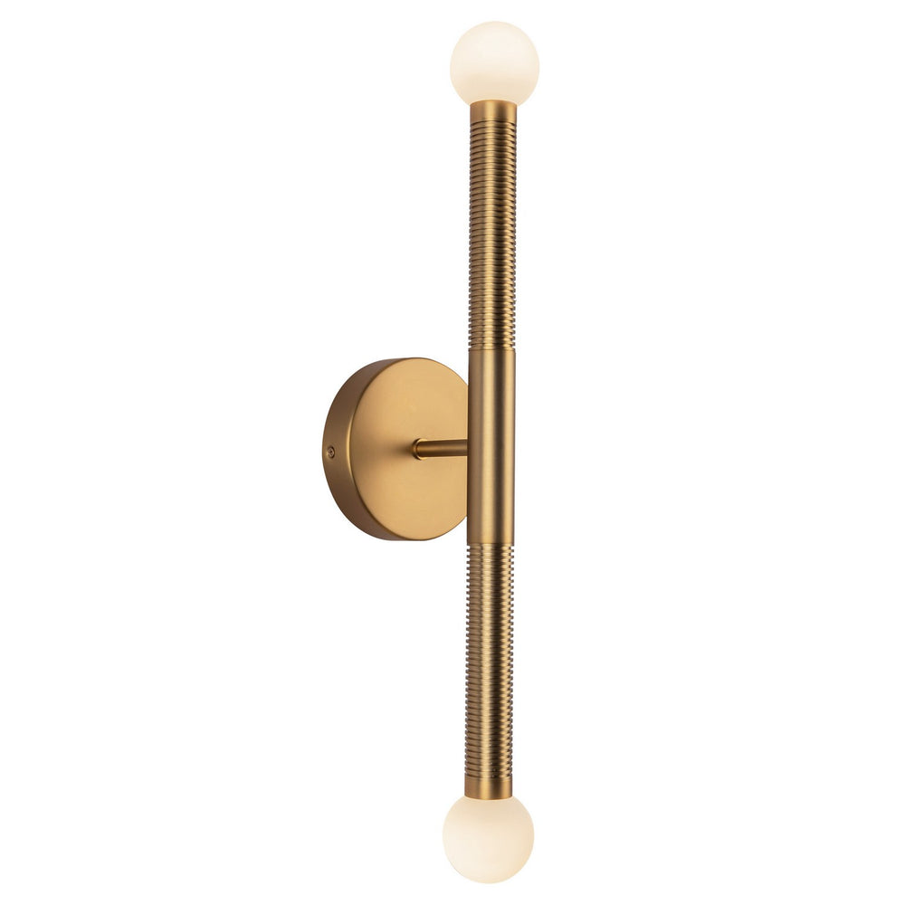 Alora Canada - LED Wall/Vanity - Arden - Brushed Gold/Opal Glass- Union Lighting Luminaires Decor