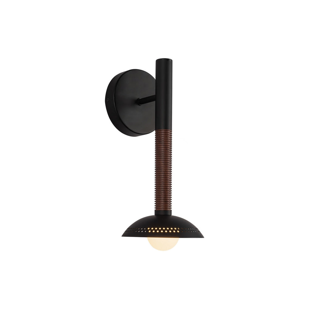 Alora Canada - LED Wall/Vanity - Arden - Matte Black/Opal Glass- Union Lighting Luminaires Decor