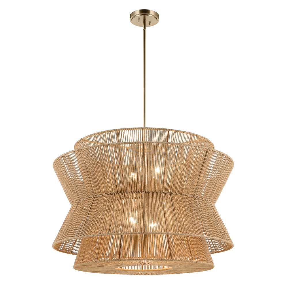 Kichler Canada - Four Light Pendant - Ophira - Champagne Bronze- Union Lighting Luminaires Decor