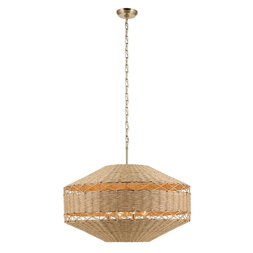 Kichler Canada - Four Light Pendant - Lulo - Champagne Bronze- Union Lighting Luminaires Decor