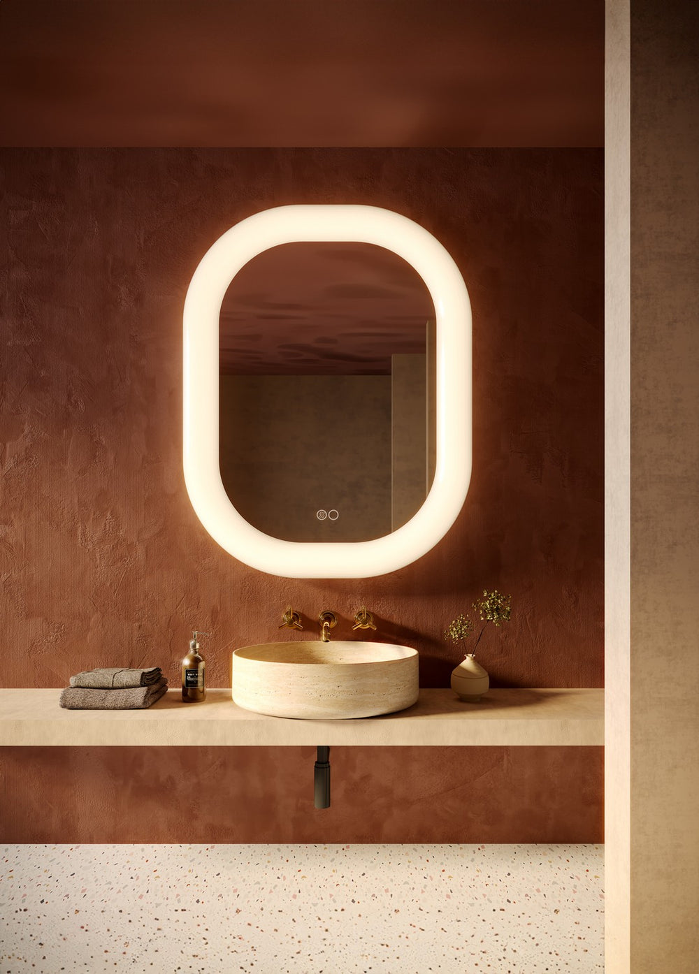 Kuzco Canada - LED Vanity Mirror - Float - White- Union Lighting Luminaires Decor