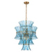 Crystorama - 13 Light Chandelier - Abigail - Aged Brass- Union Lighting Luminaires Decor