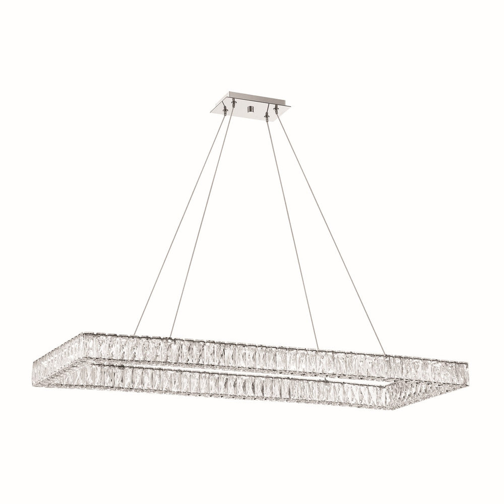 Crystorama - LED Chandelier - Kinsley - Polished Chrome- Union Lighting Luminaires Decor