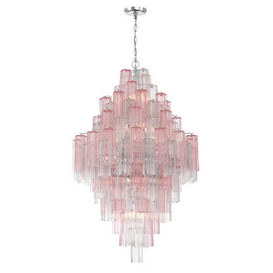 Crystorama - 20 Light Chandelier - Addis - Polished Chrome- Union Lighting Luminaires Decor