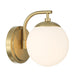 Crystorama - One Light Bath - Maverick - Vibrant Gold- Union Lighting Luminaires Decor