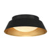 Crystorama - LED Flush Mount - Donoven - Matte Black + Gold- Union Lighting Luminaires Decor