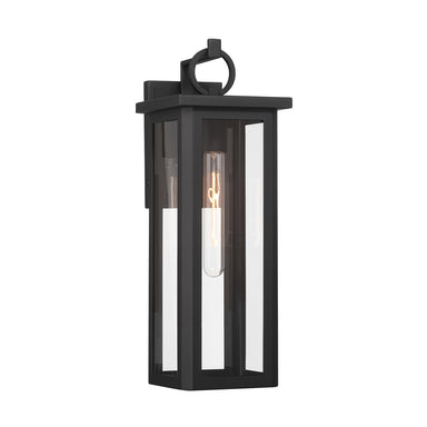 Crystorama - One Light Outdoor Wall Sconce - Boadie - Matte Black- Union Lighting Luminaires Decor