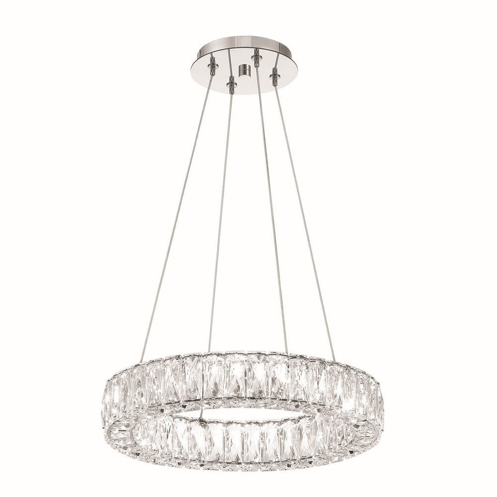 Crystorama - LED Chandelier - Kinsley - Polished Chrome- Union Lighting Luminaires Decor