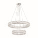 Crystorama - LED Chandelier - Kinsley - Polished Chrome- Union Lighting Luminaires Decor