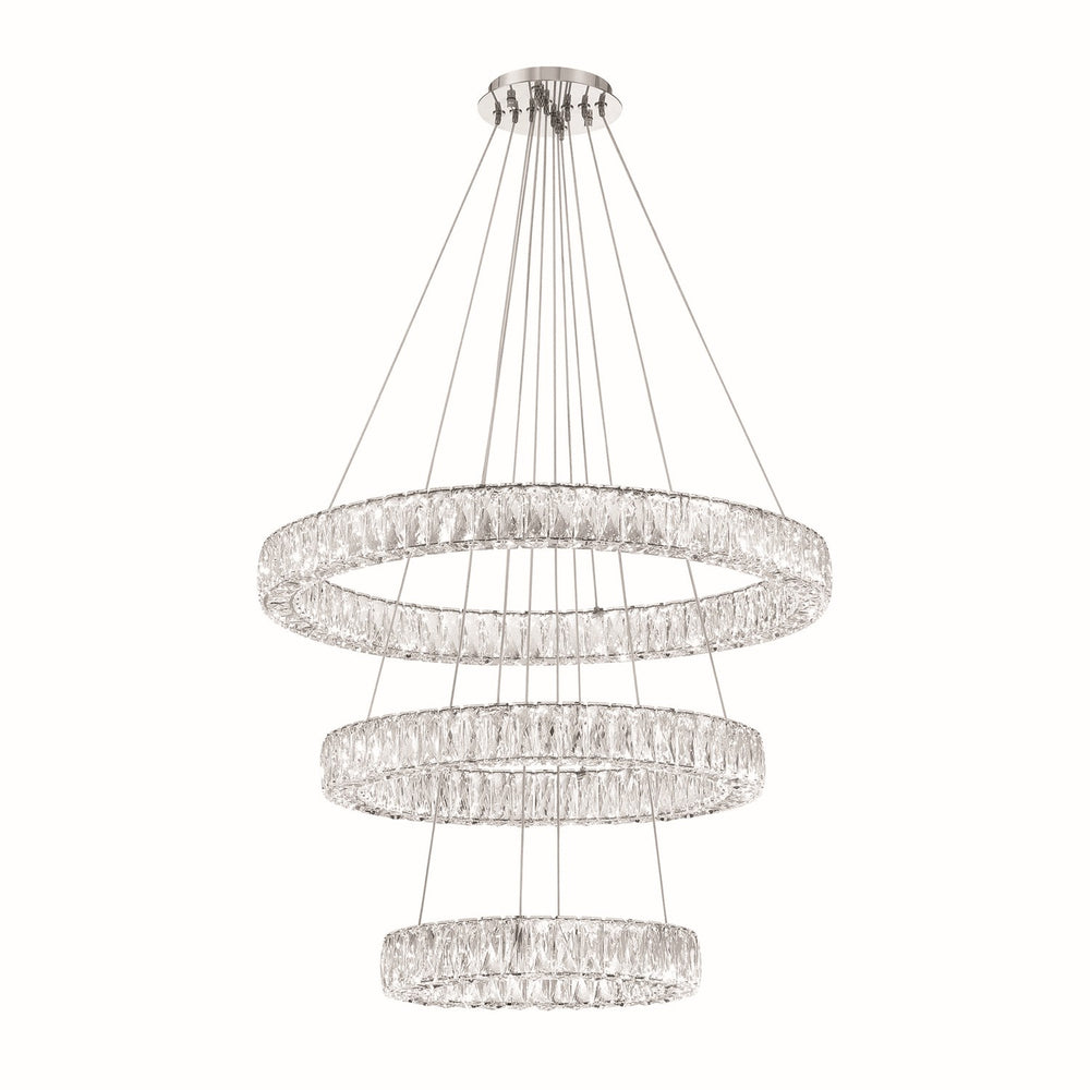 Crystorama - LED Chandelier - Kinsley - Polished Chrome- Union Lighting Luminaires Decor