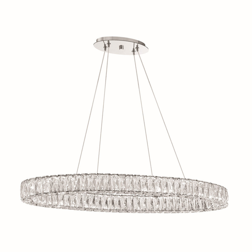 Crystorama - LED Chandelier - Kinsley - Polished Chrome- Union Lighting Luminaires Decor