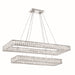 Crystorama - LED Chandelier - Kinsley - Polished Chrome- Union Lighting Luminaires Decor