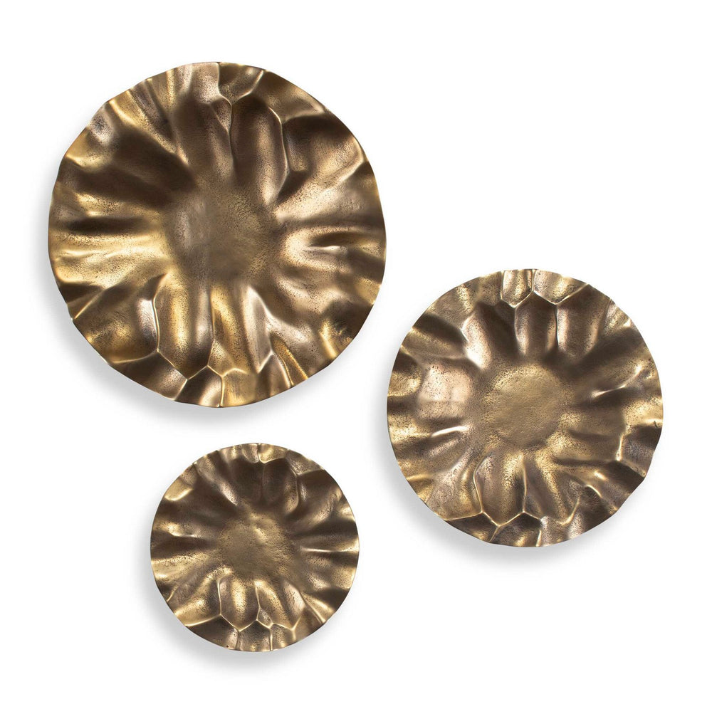 Uttermost - Wall Art - Peonia - Vintage Gold- Union Lighting Luminaires Decor