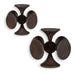 Uttermost - Sculptures, Set/2 - Balanced Harmony - Dark Walnut- Union Lighting Luminaires Decor