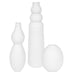 Uttermost - Vases, Set/3 - Forma - White Ceramic- Union Lighting Luminaires Decor