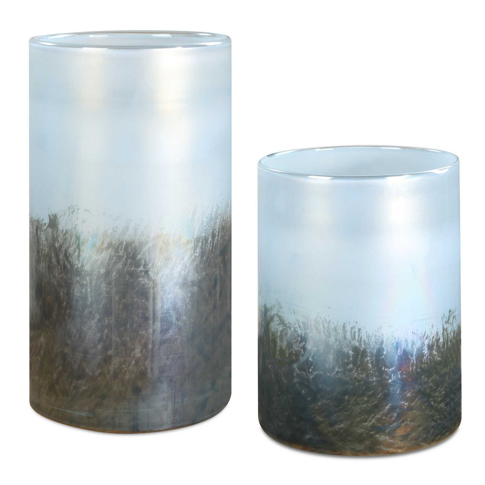 Uttermost - Vases Set/2 - Midnight - Blue To Silver- Union Lighting Luminaires Decor