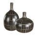 Uttermost - Vases Set/2 - Graphite - Black- Union Lighting Luminaires Decor