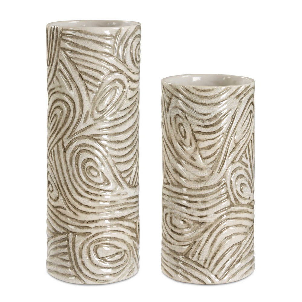 Uttermost - Vases Set/2 - Timber - Earthy Tones- Union Lighting Luminaires Decor