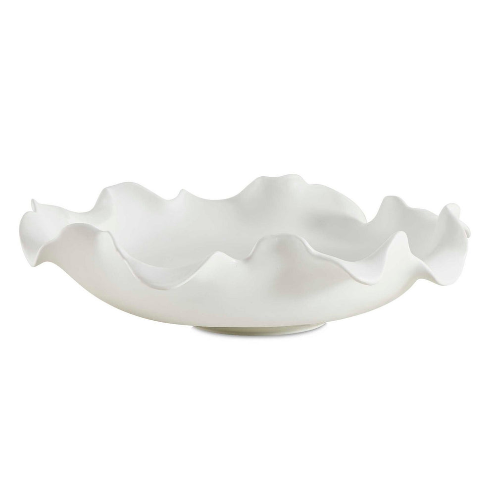 Uttermost - Bowl - Wave - White Ceramic- Union Lighting Luminaires Decor