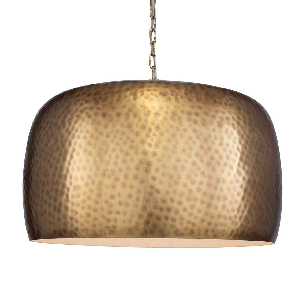 Uttermost - One Light Pendant - Lemont - Antique Brass- Union Lighting Luminaires Decor