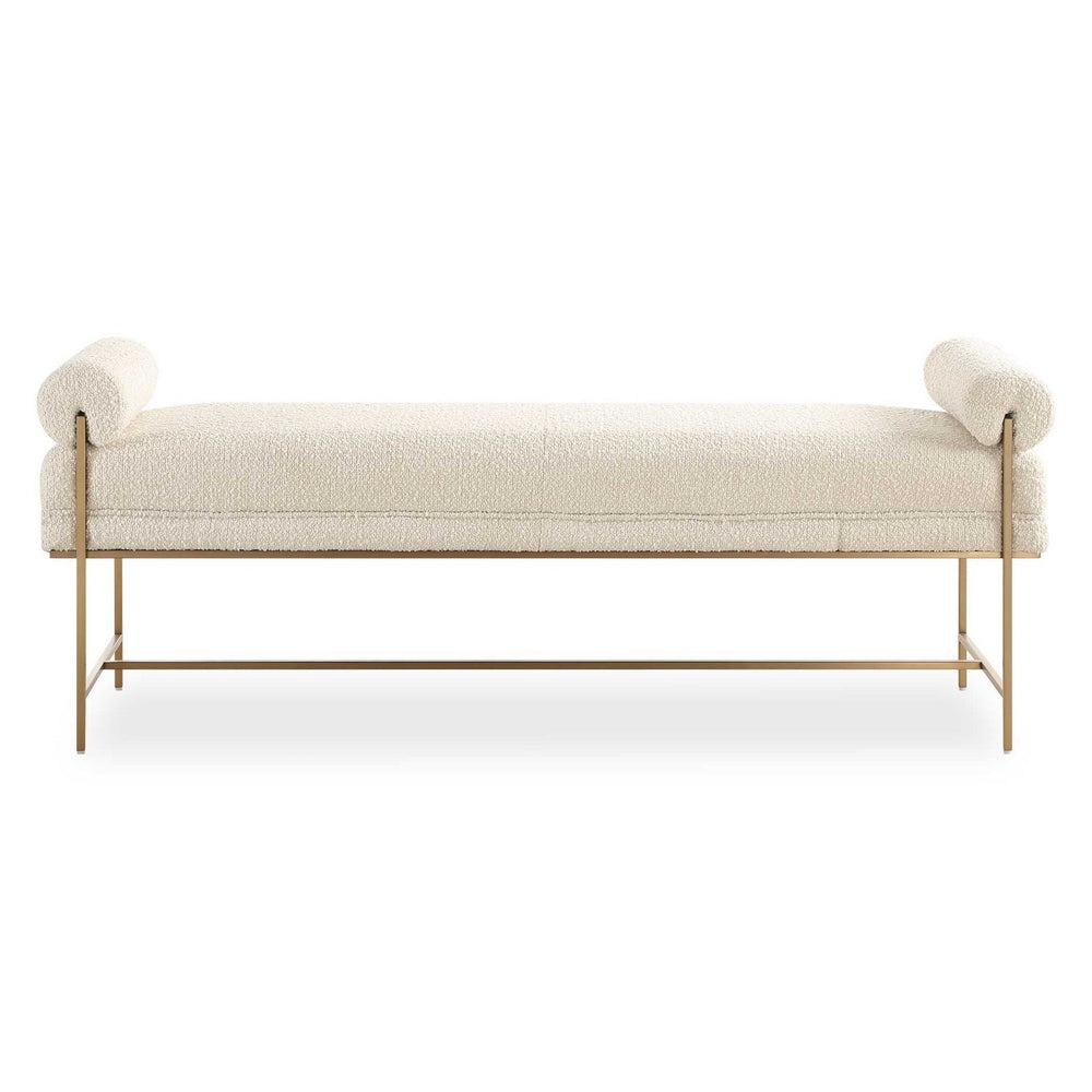 Uttermost - Bench - Bolster - Brushed Brass- Union Lighting Luminaires Decor