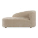 Uttermost - Arm Chaise Lounge - Fae - Flax-toned Crosshatched Velvet- Union Lighting Luminaires Decor