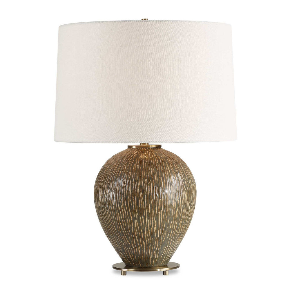 Uttermost - One Light Table Lamp - Rya - Antique Brass- Union Lighting Luminaires Decor