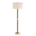 Uttermost - One Light Floor Lamp - Hudson - Gold Plated Steel- Union Lighting Luminaires Decor