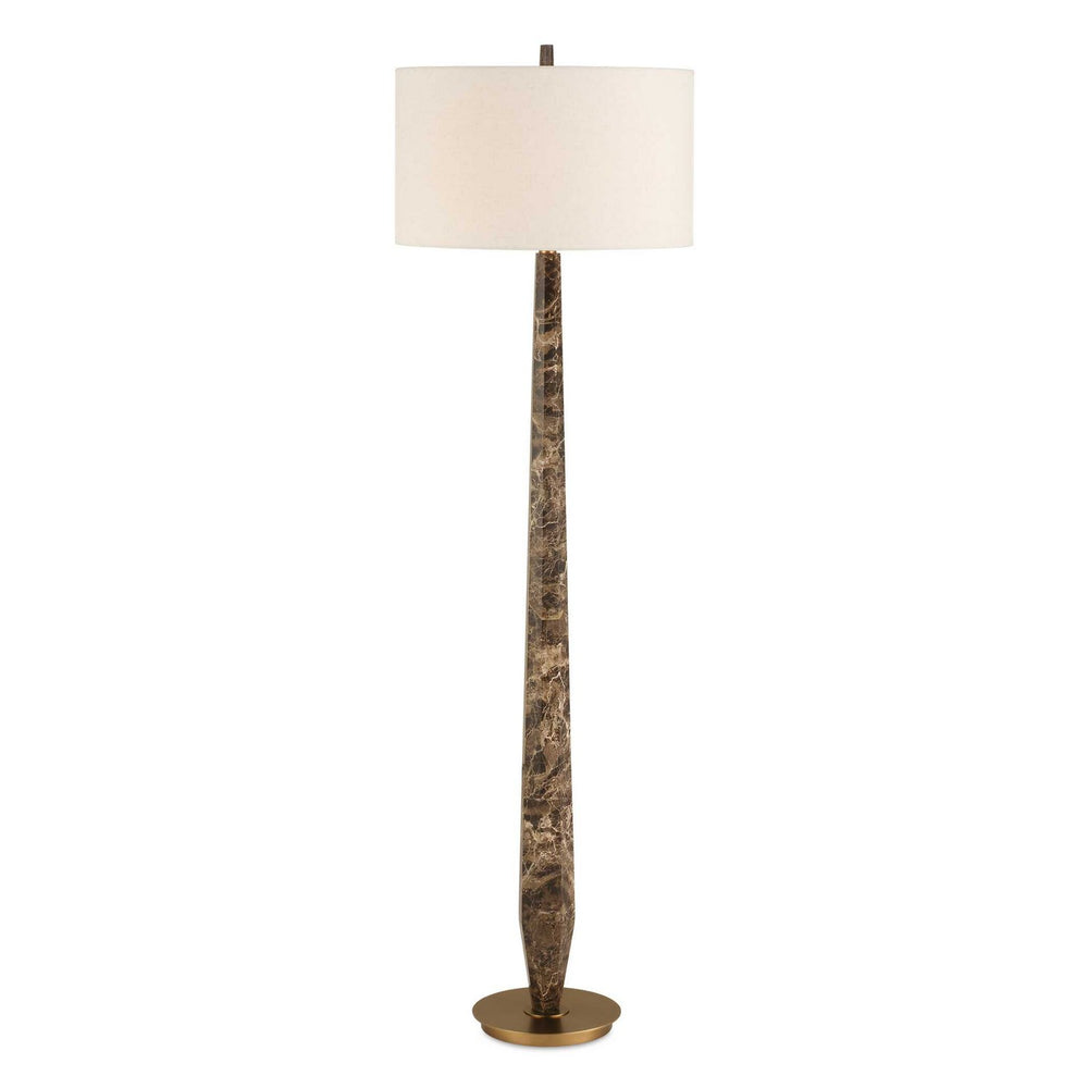 Uttermost - One Light Floor Lamp - Tyree - Brass Plated- Union Lighting Luminaires Decor