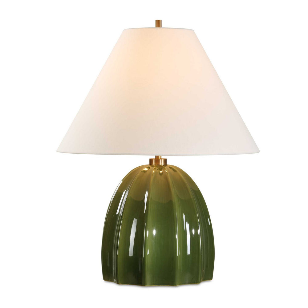 Uttermost - One Light Table Lamp - Renna - Brass Plated- Union Lighting Luminaires Decor
