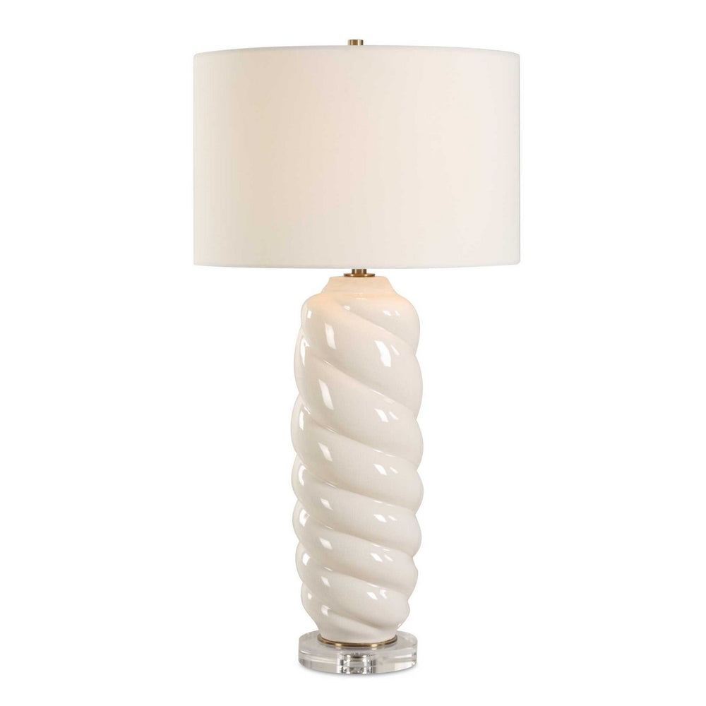Uttermost - One Light Table Lamp - Anneli - Antique Brass Plated- Union Lighting Luminaires Decor