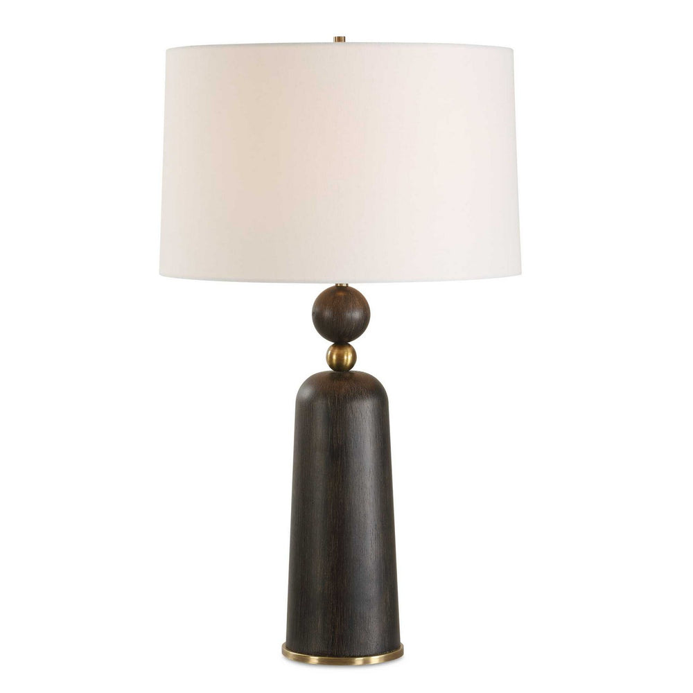 Uttermost - One Light Table Lamp - McQuinn - Antique Brass Plated- Union Lighting Luminaires Decor