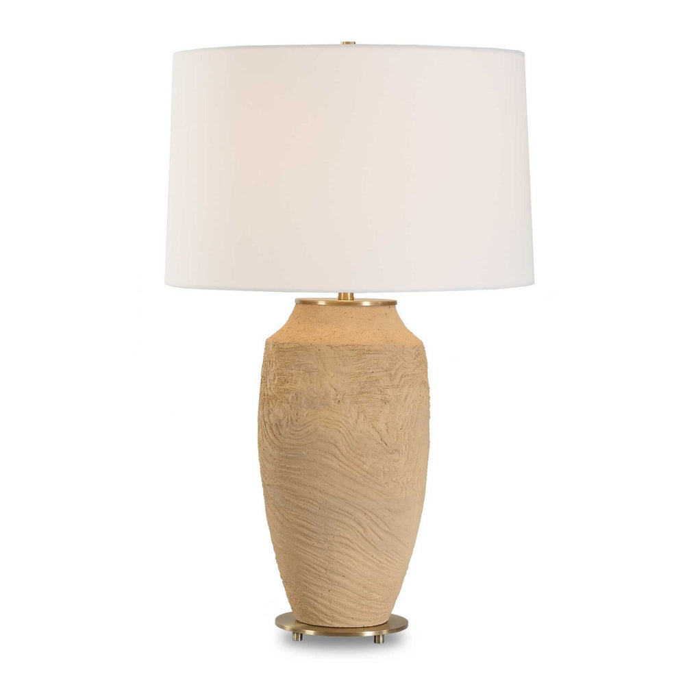 Uttermost - One Light Table Lamp - Sandstone Flow - Brass Plated- Union Lighting Luminaires Decor