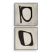 Uttermost - Abstract Art - Characters - Black- Union Lighting Luminaires Decor