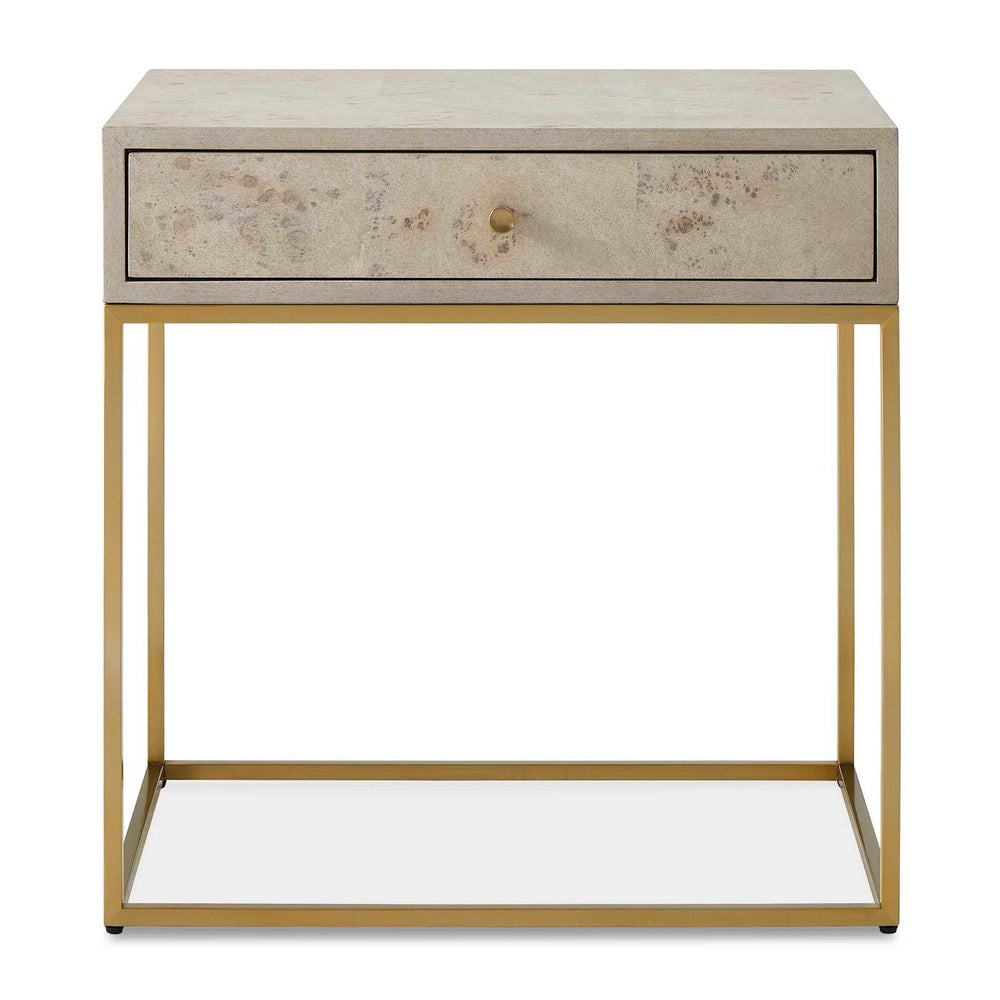 Uttermost - Side Table - Pembrook - Brushed Brass- Union Lighting Luminaires Decor
