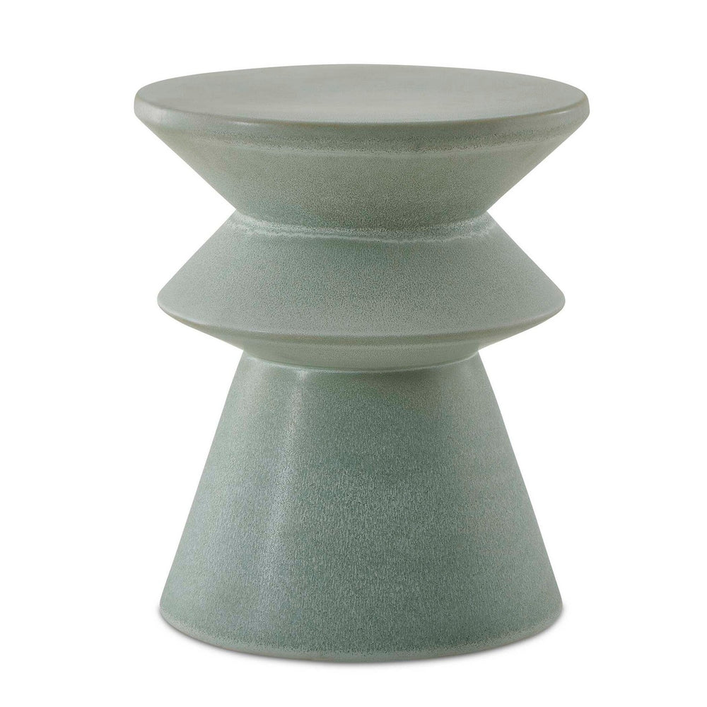 Uttermost - Stool - Imogene - Fun Light Seafoam Glaze- Union Lighting Luminaires Decor