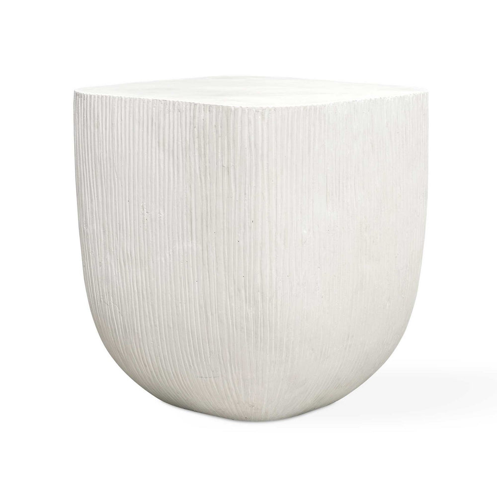 Uttermost - Side Table - Alma - Warm Limestone- Union Lighting Luminaires Decor