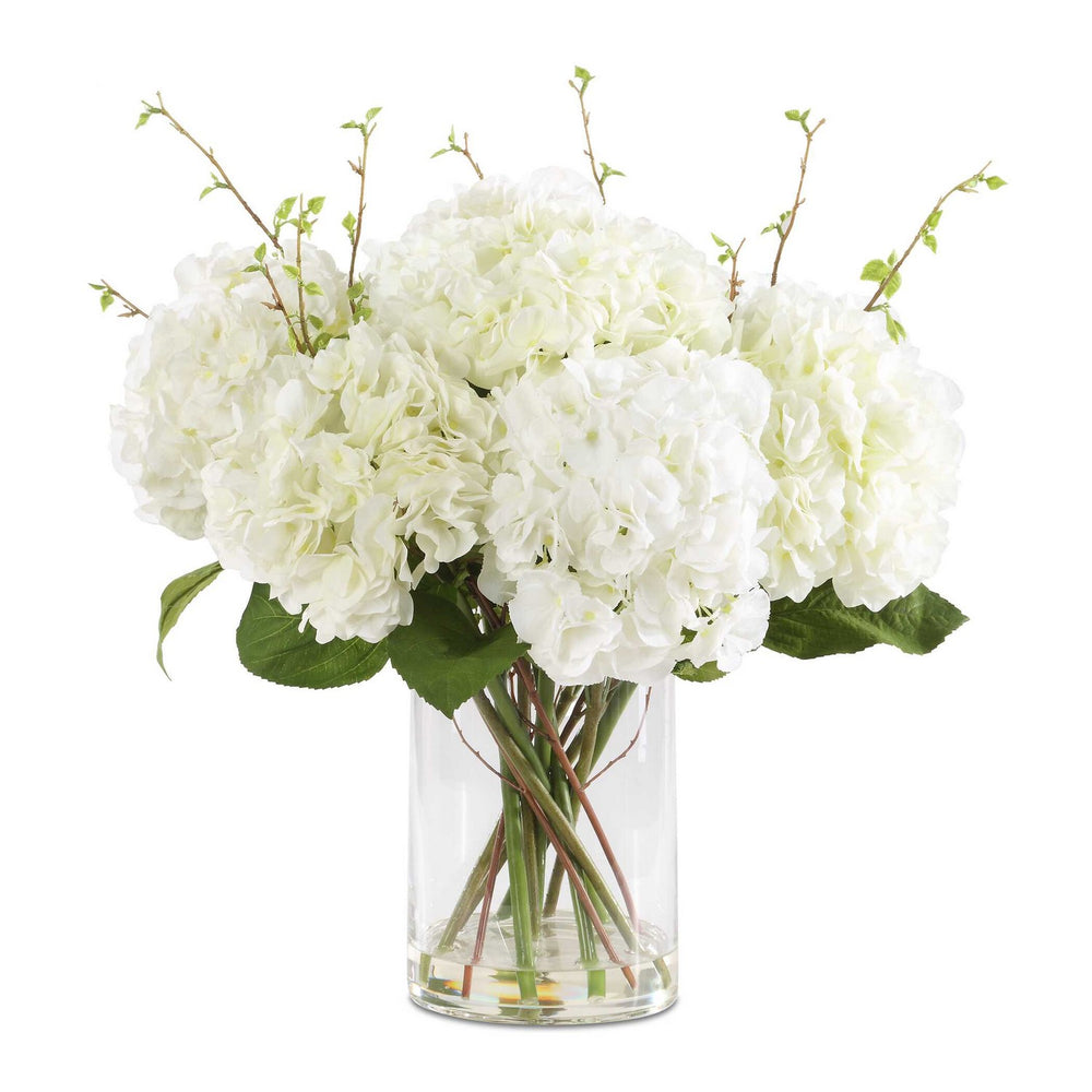 Uttermost - Centerpiece - Anastasia Hydrangea - Natural- Union Lighting Luminaires Decor