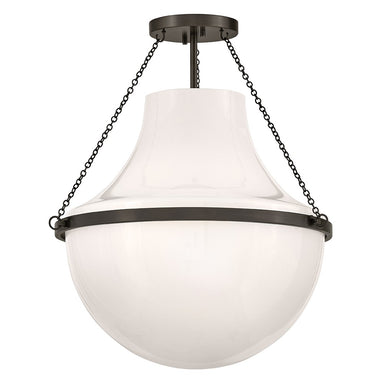 Hinkley Canada - LED Semi-Flush Mount - Collins - Black Oxide- Union Lighting Luminaires Decor