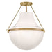 Hinkley Canada - LED Semi-Flush Mount - Collins - Heritage Brass- Union Lighting Luminaires Decor