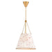 Hinkley Canada - LED Pendant - Primrose - Distressed Brass- Union Lighting Luminaires Decor