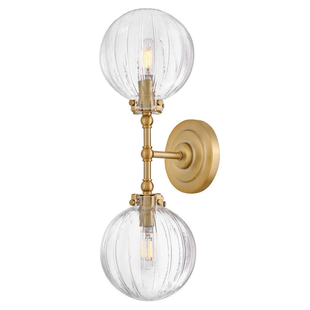 Hinkley Canada - LED Wall Sconce - Helene - Lacquered Brass- Union Lighting Luminaires Decor