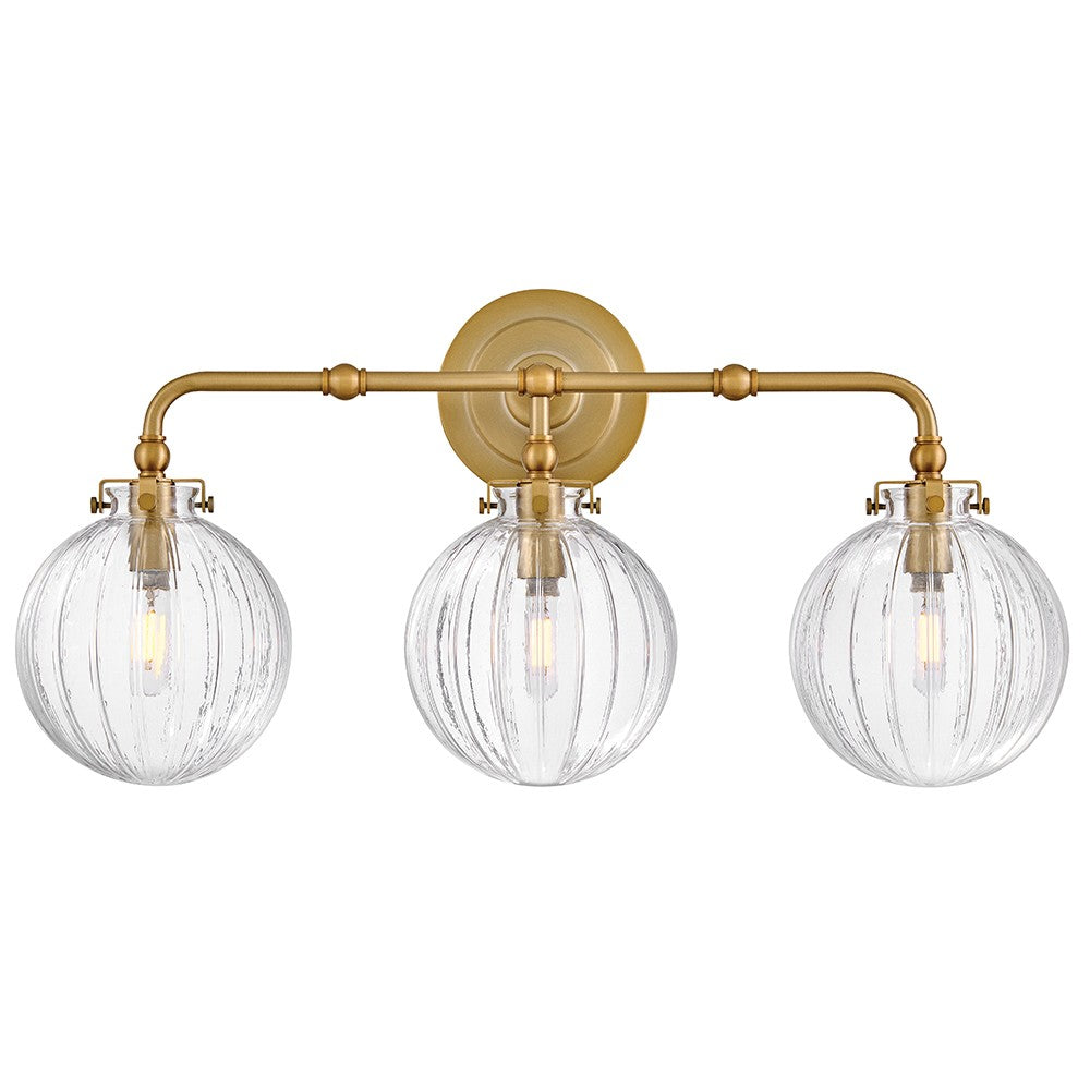 Hinkley Canada - LED Vanity - Helene - Lacquered Brass- Union Lighting Luminaires Decor