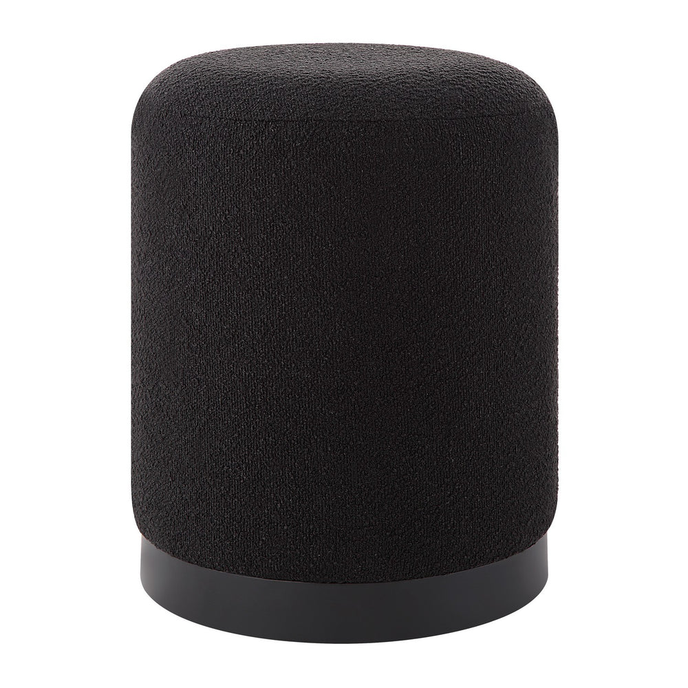 Renwil Canada - Ottoman - Castillo - Black- Union Lighting Luminaires Decor